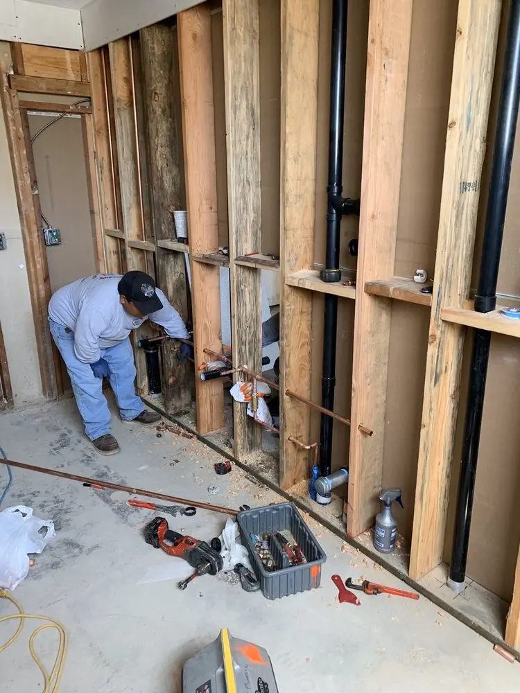 Commercial rough-in plumbing for Gas Line Repair in Back Bay